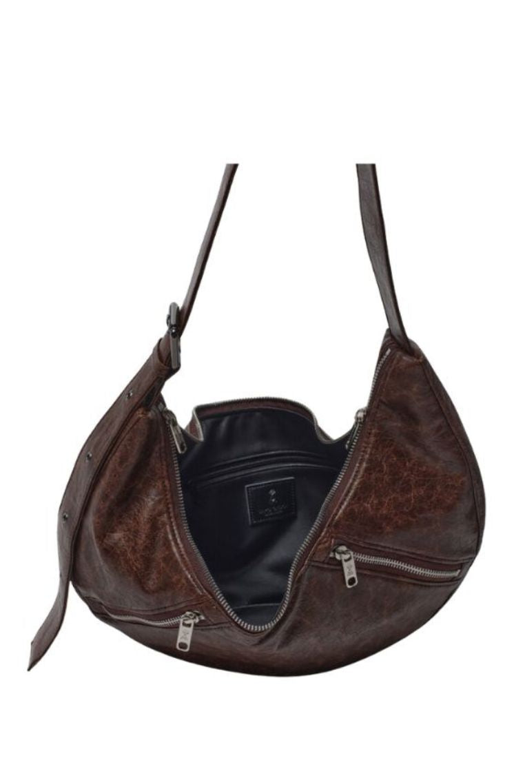 Apple Sling Bag L Savage Brown