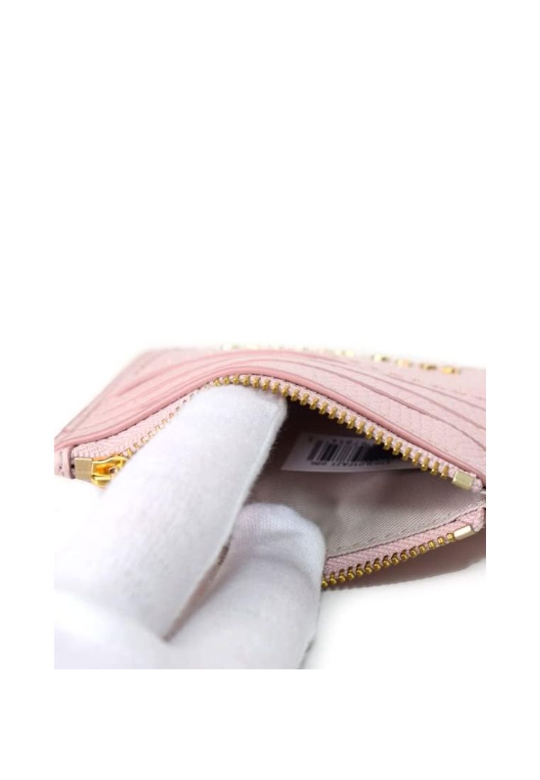 Card Case with Clip Peach Whip