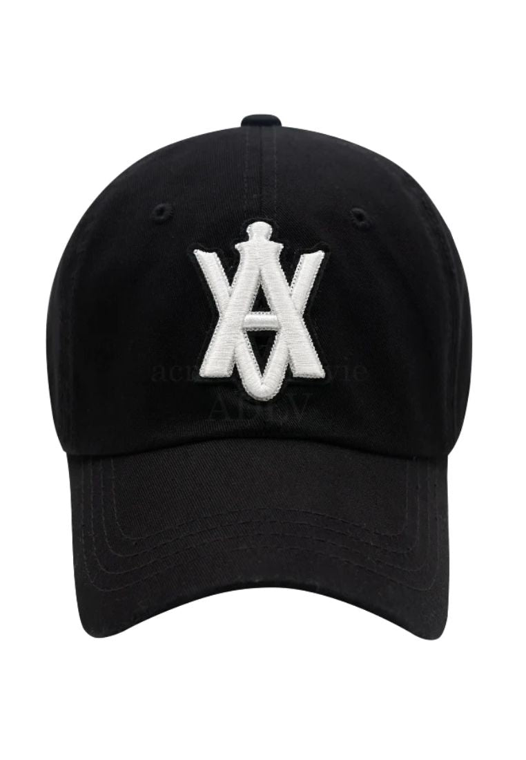 A Logo Emblem Embossing Patch Ball Cap Black