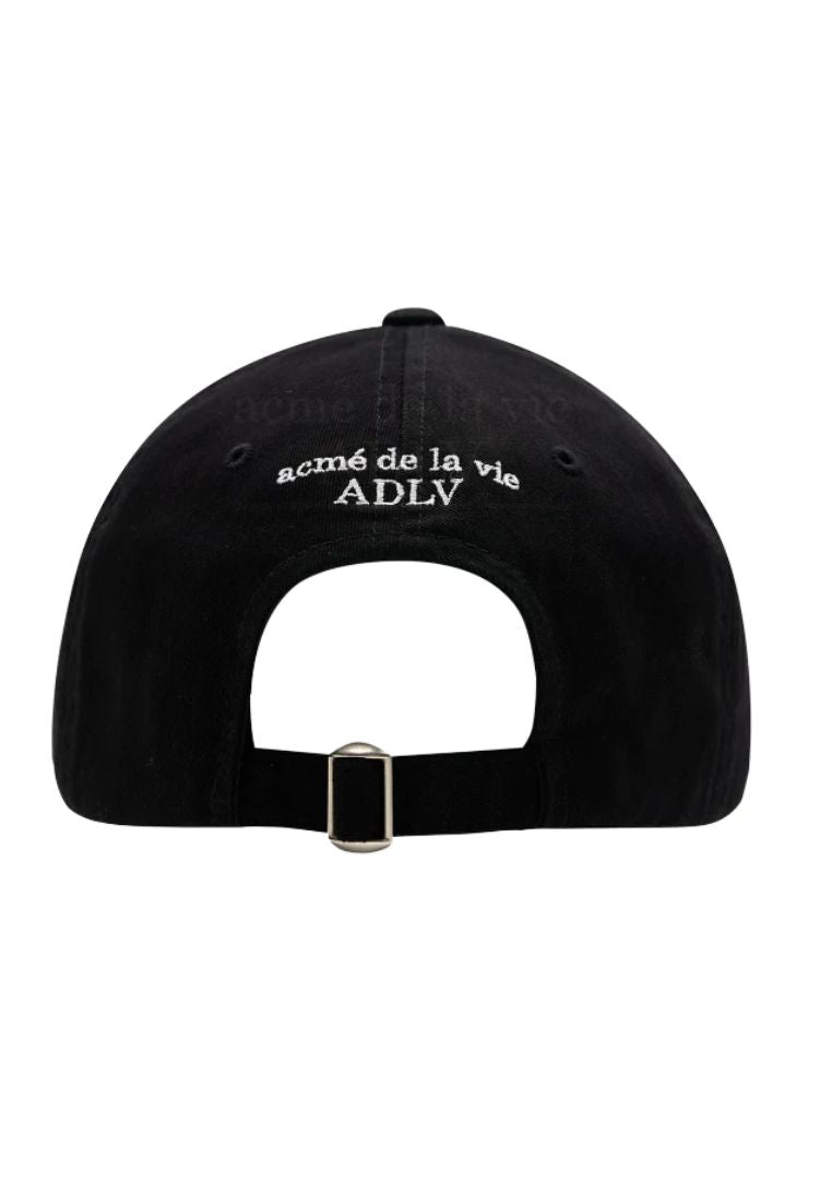 A Logo Emblem Embossing Patch Ball Cap Black