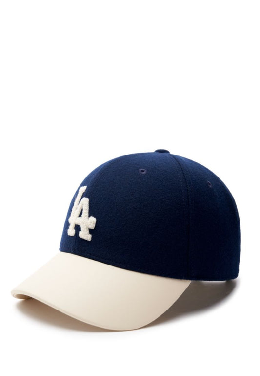 Varsity Wool Structured Ball Cap LA DODGERS navy