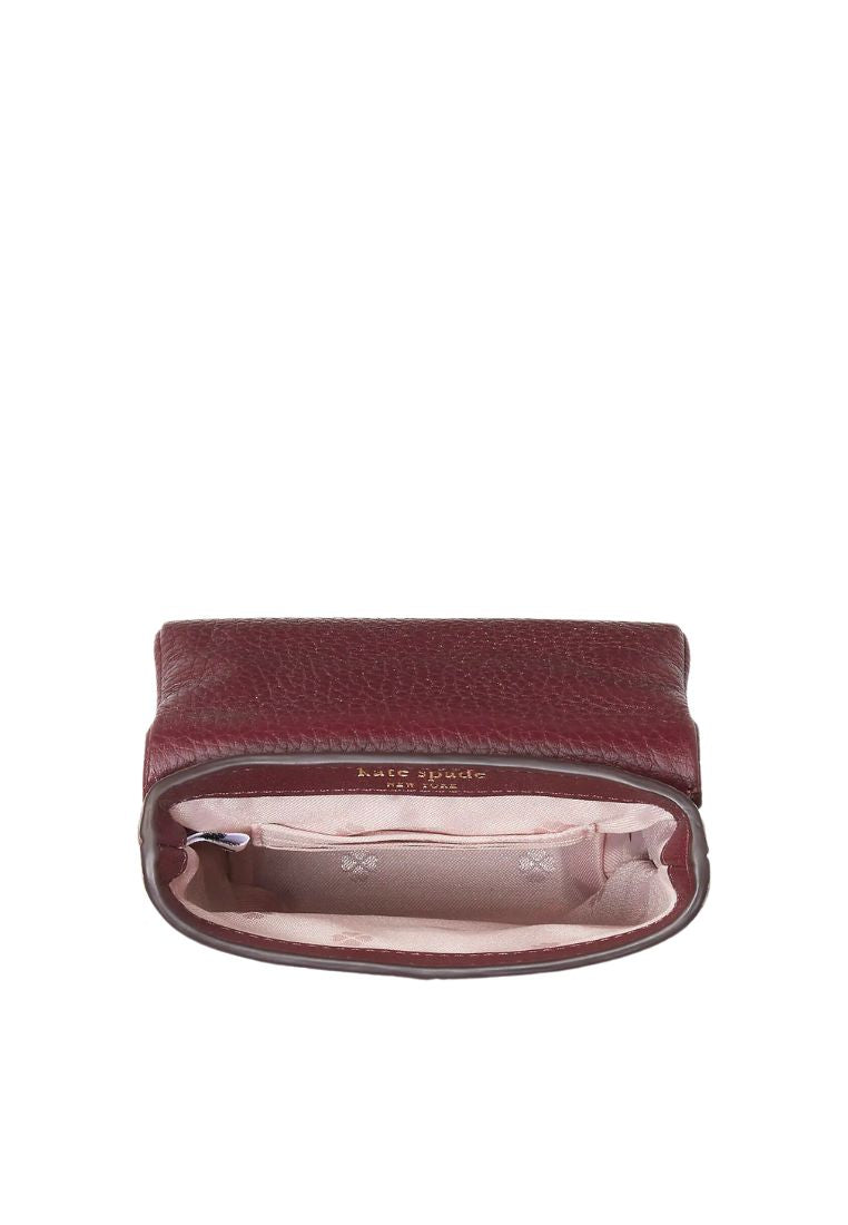 Veronica North South Crossbody Grenache