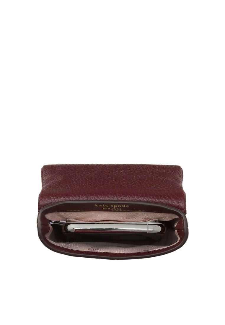 Veronica North South Crossbody Grenache