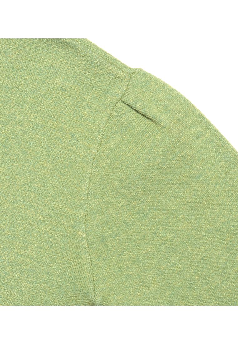 W Classic Logo Crop Knit Green