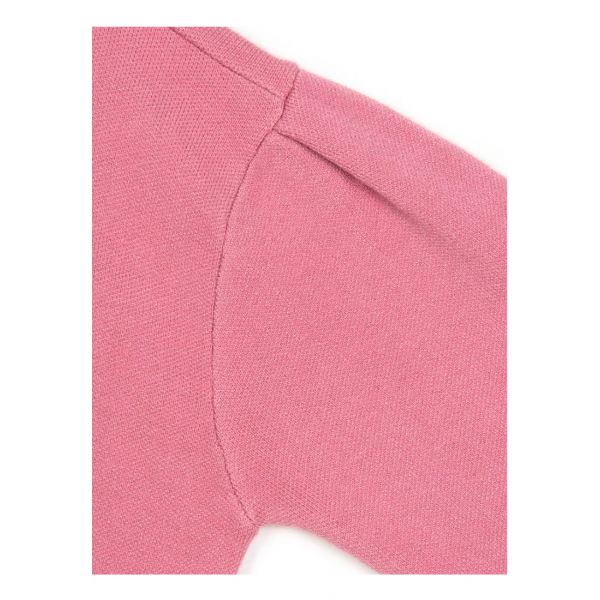 W Classic Logo Crop Knit Dark Pink