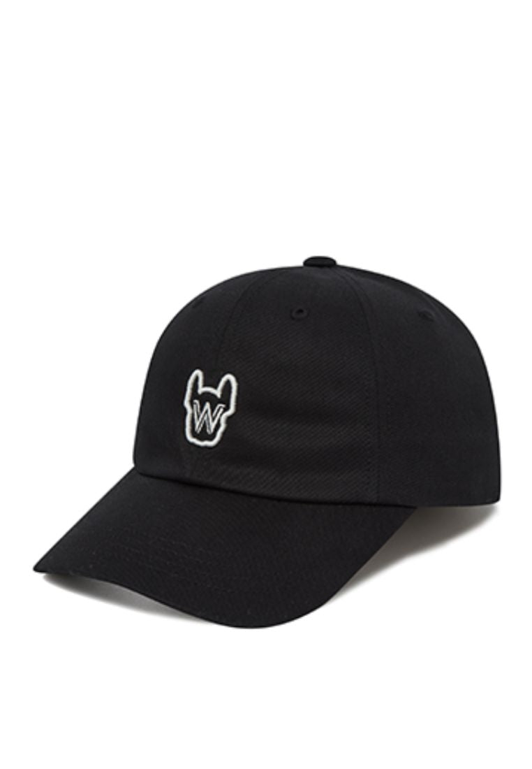 W Radog Embroidery Soft Ball Cap Black