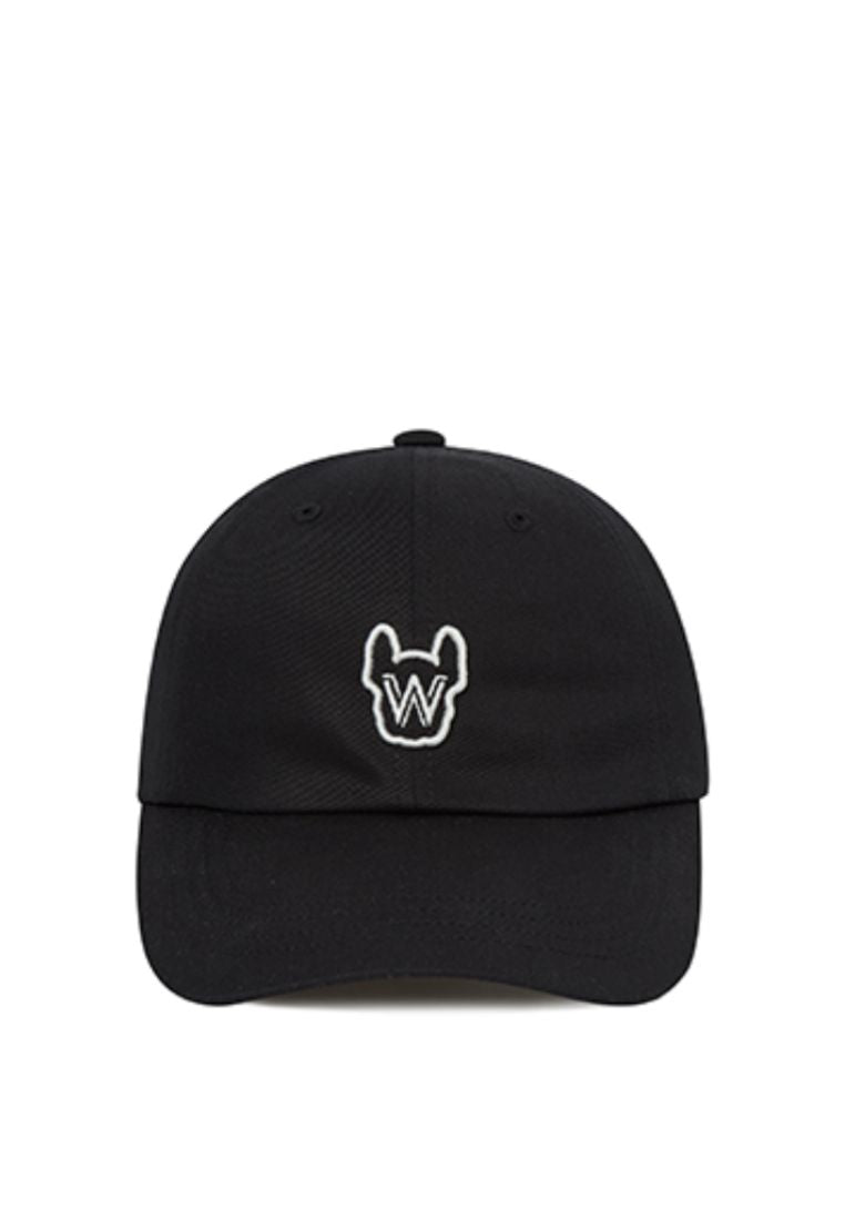 W Radog Embroidery Soft Ball Cap Black