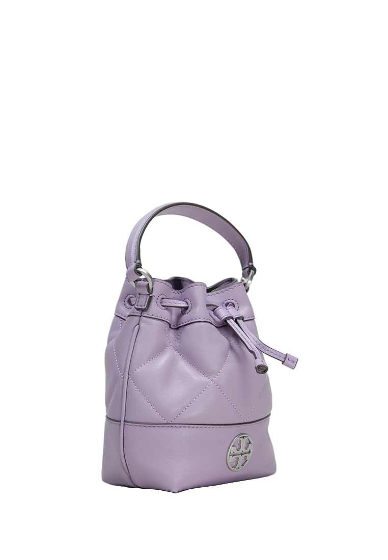 Willa Soft Quilt Mini Bucket Bag Catmint
