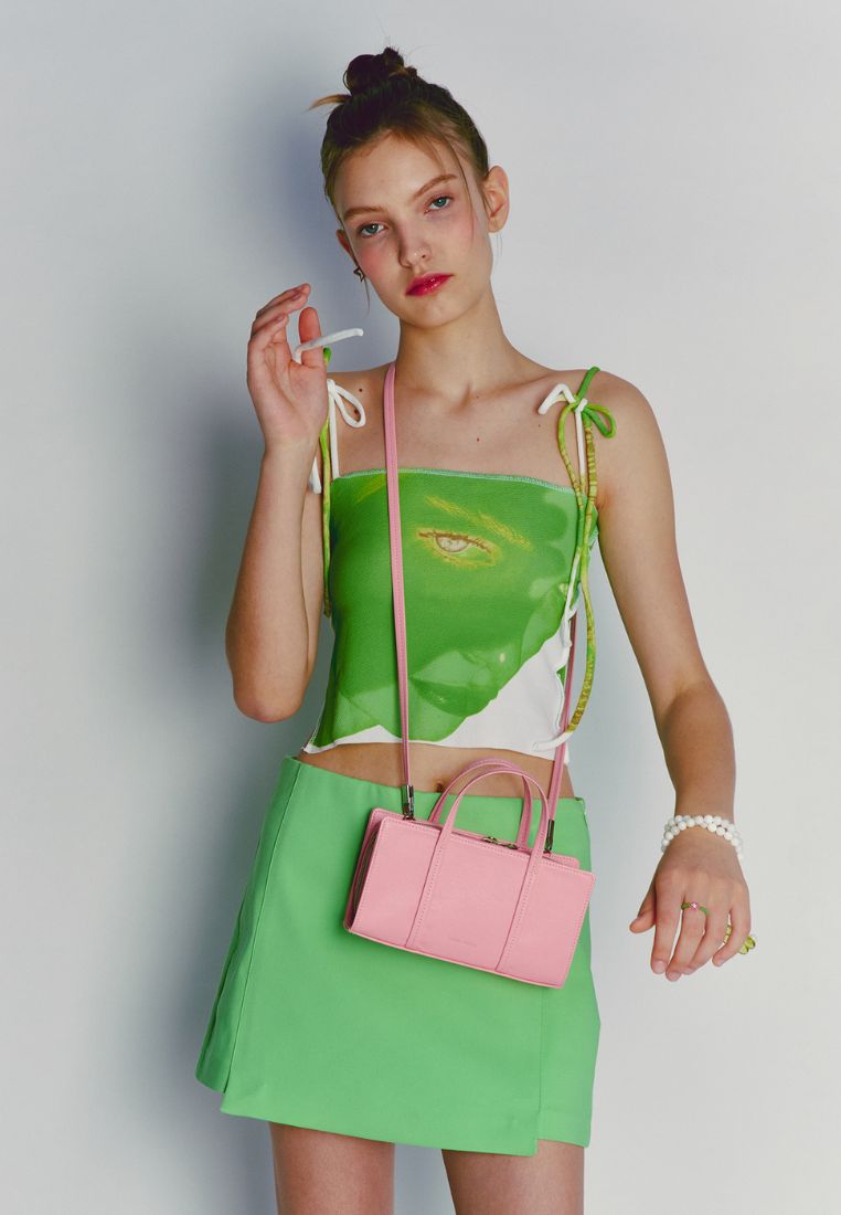 Zip Didi Bag S Nappa Pink