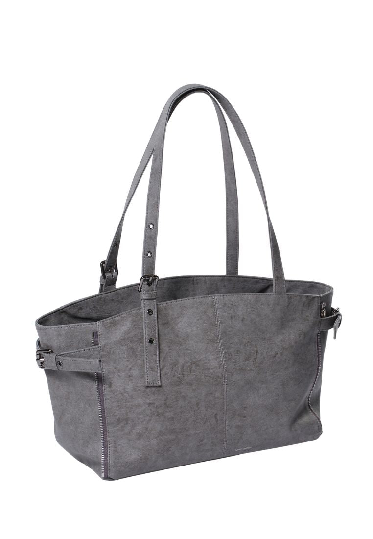 Zipper Shopper M Brushed Gray