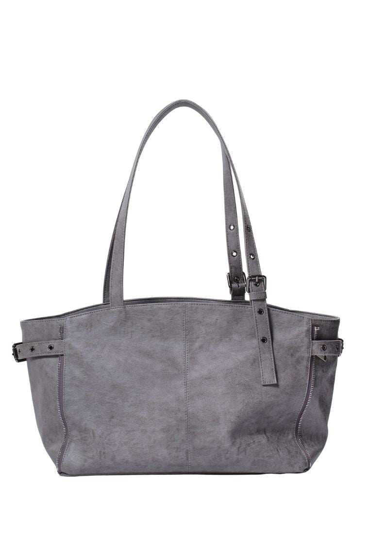 Zipper Shopper M Brushed Gray
