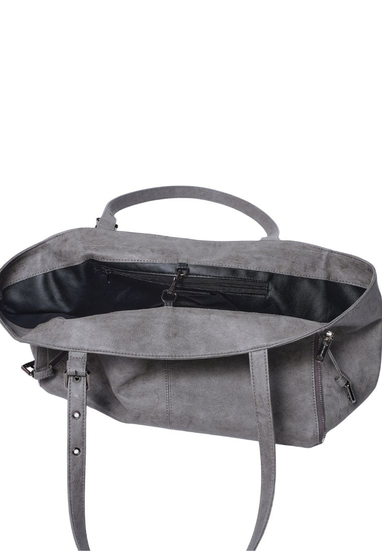 Zipper Shopper M Brushed Gray