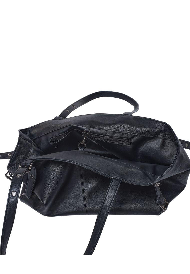 Zipper Shopper M Nappa Matt Black