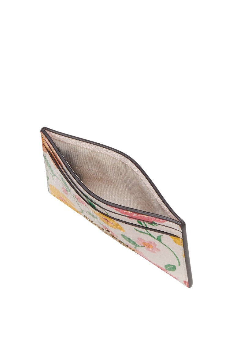 Boxed Madison Strawberry Garden Small Slim Card Holder Pink Multi