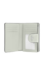 Medium Corner Zip Wallet In Signature Canvas Light Sage