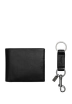Boxed 3 In 1 Wallet Gift Set Black