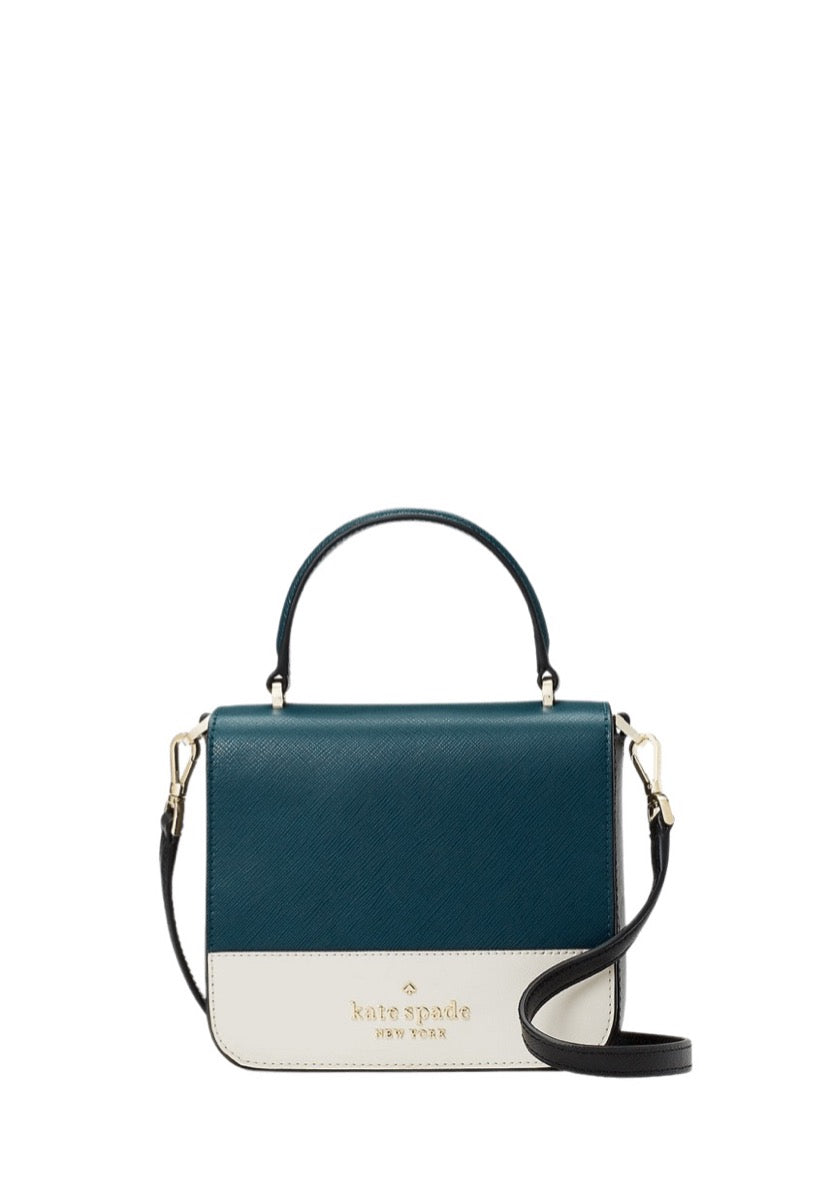 Staci Square Crossbody Peacock Sapphire Multi