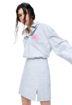 Oxford Shirt Stripe Sky Pink