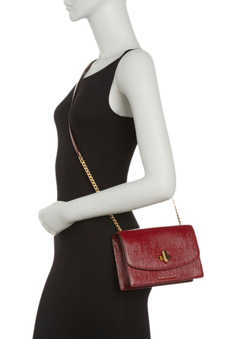 Turnlock Crossbody Bag Syrah