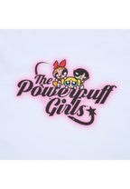 The Powerpuff Girls x Acmedelavie Gradient Curlylogo Crop T-Shirts White