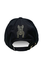 Gold Silicon Standing Radog Cap Black