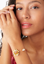 Rooftop Garden Hinge Cuff Multi