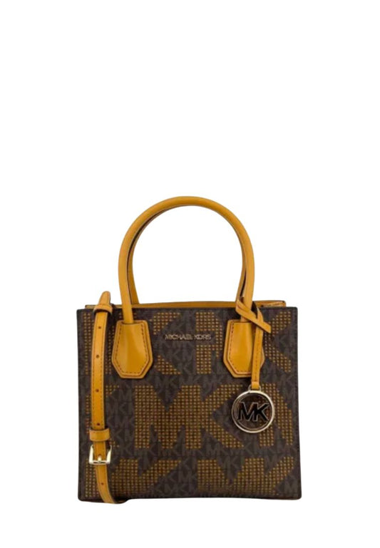 Mercer Medium Messenger in Signature Marigold