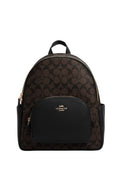 Court Backpack In Signature Canvas Brown Black