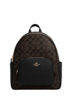 Court Backpack In Signature Canvas Brown Black