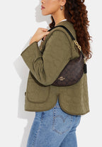 Payton Hobo In Signature Canvas Brown Black