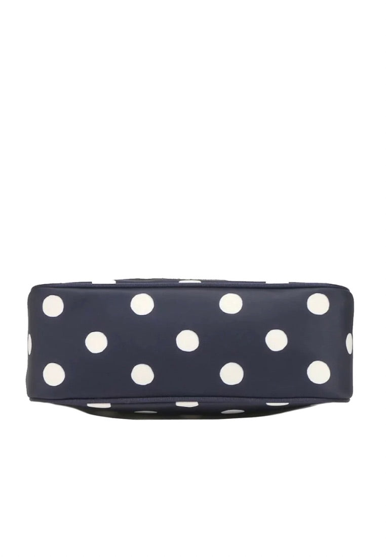The Little Better Sam Sunshine Dot Small Shoulder Bag Rich Navy