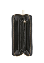 Carey Large Continential Wallet Black