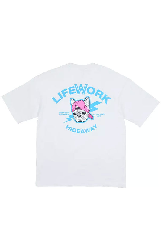 [DEFECT SALE 346] Back Thunder T-Shirt White size S