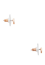 Signature Spade Mini Studs Rose Gold