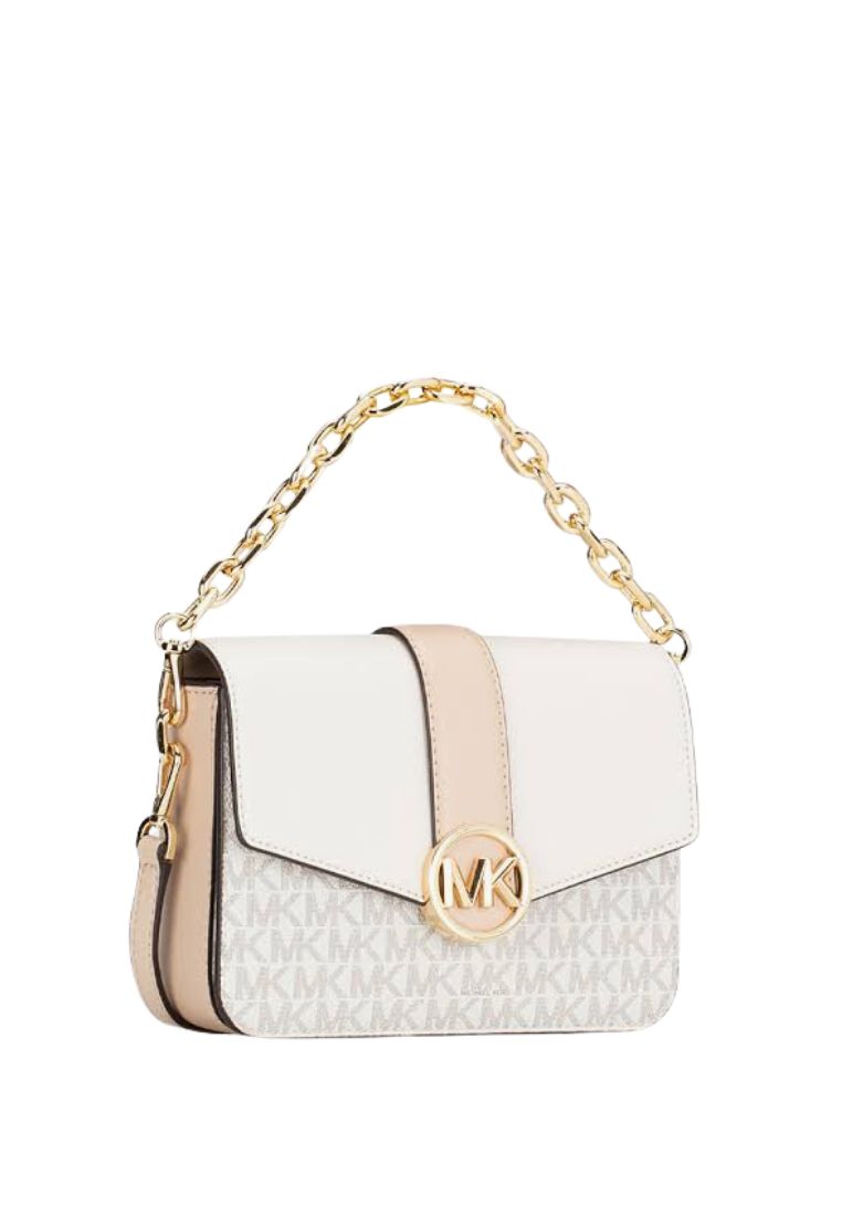 Carmen Medium Convertible Shoulder Bag Buff Multi