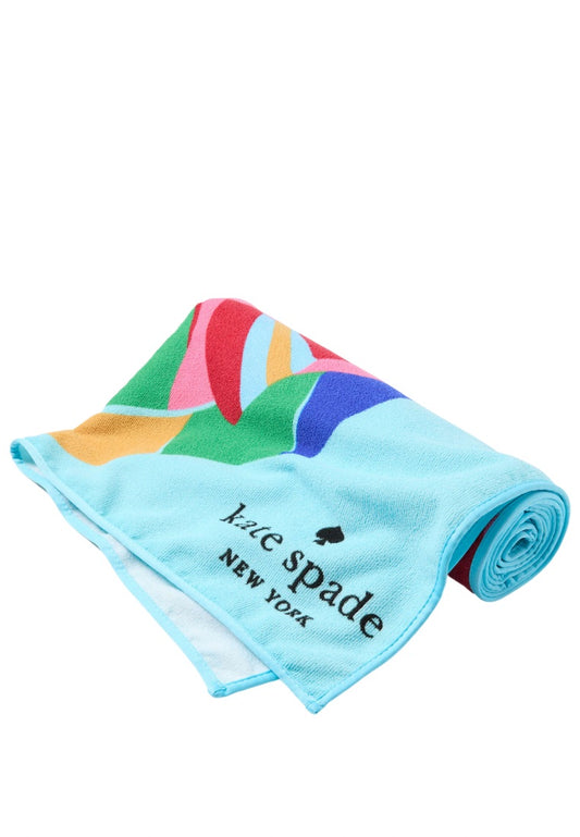 Tropical Fish Beach Towel Blue Multi