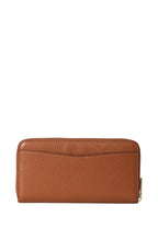 Leila Large Continental Wallet Warm Gingerbread
