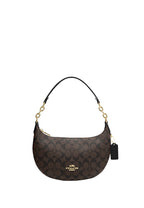 Payton Hobo In Signature Canvas Brown Black