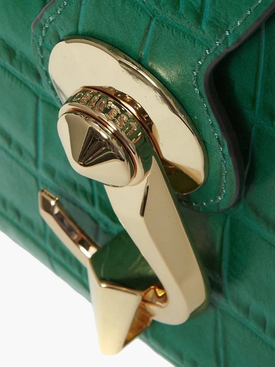 NANO BAG Croco Green