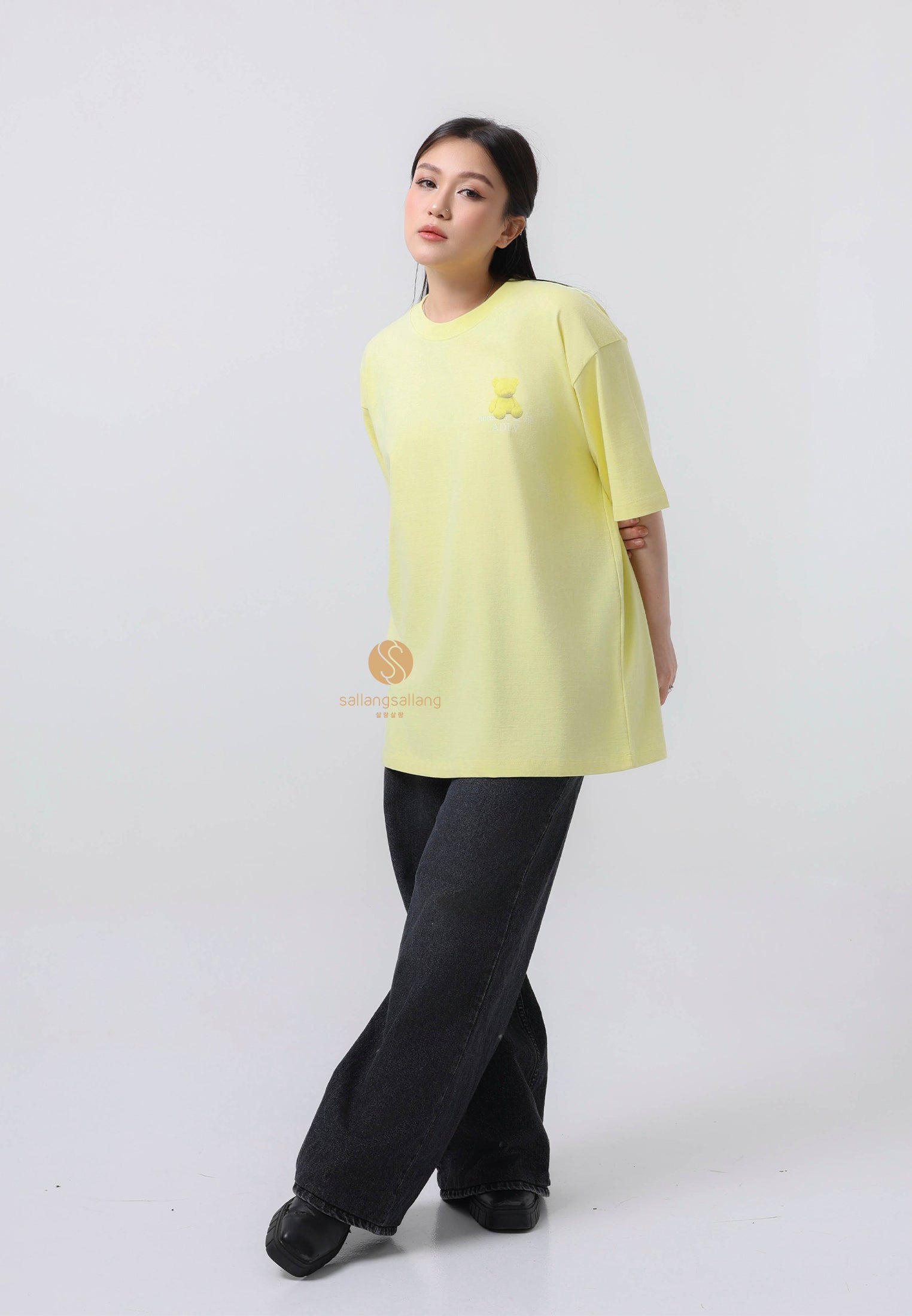 Fuzzy Bear T-Shirt Light Yellow