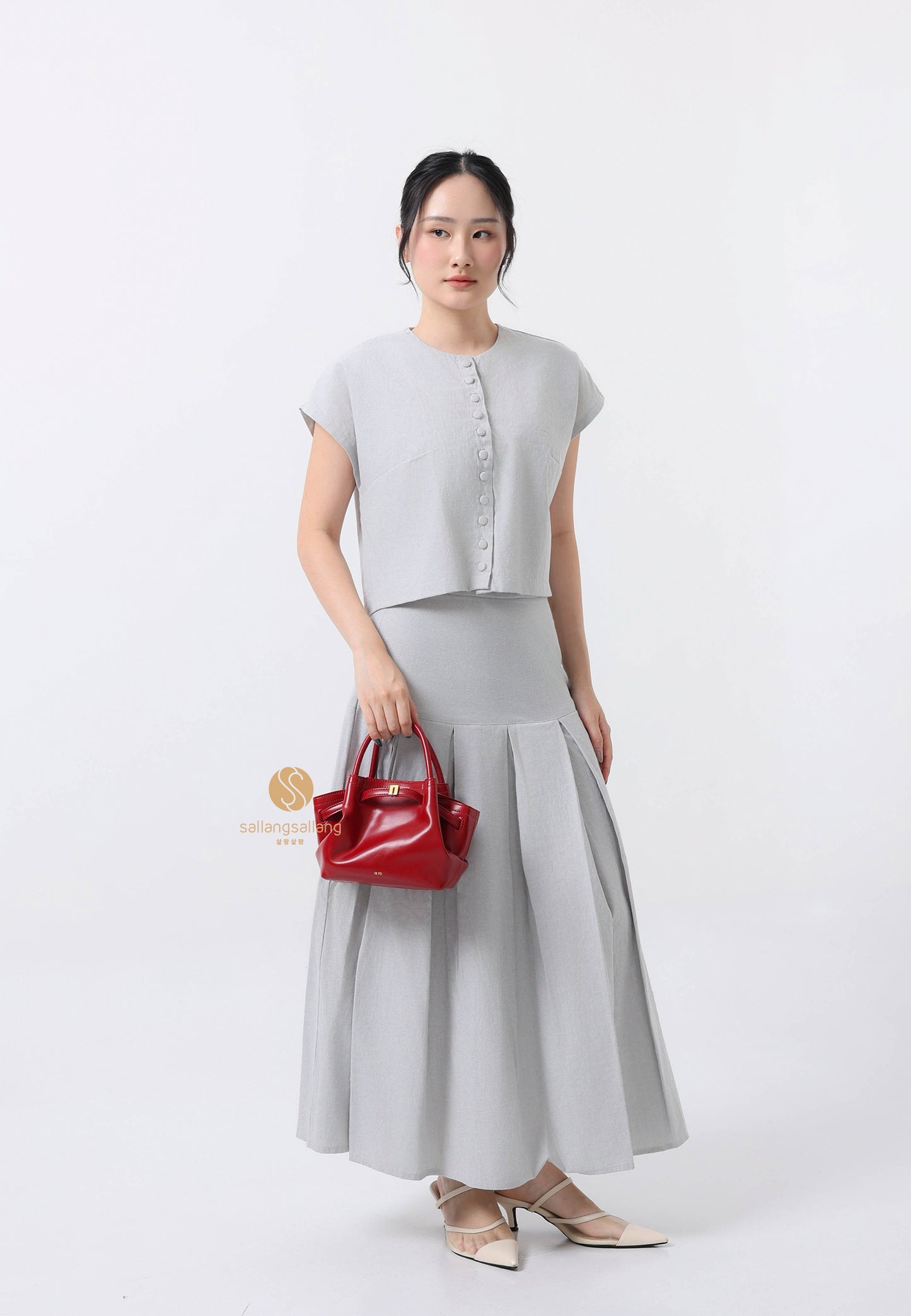 Hana Mini Tote Bag - Claret