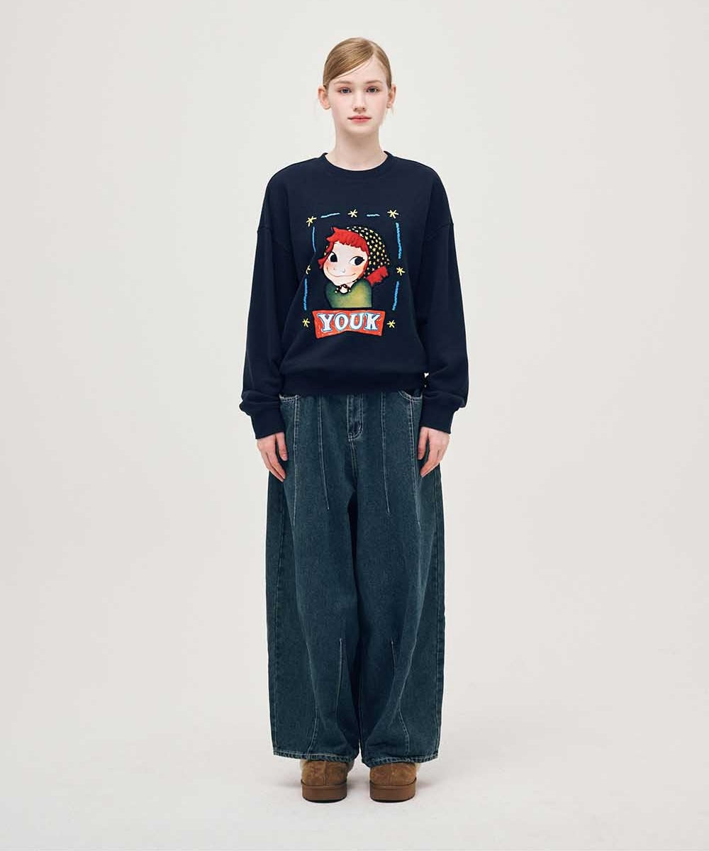 Scarf Sweatshirt F Coco