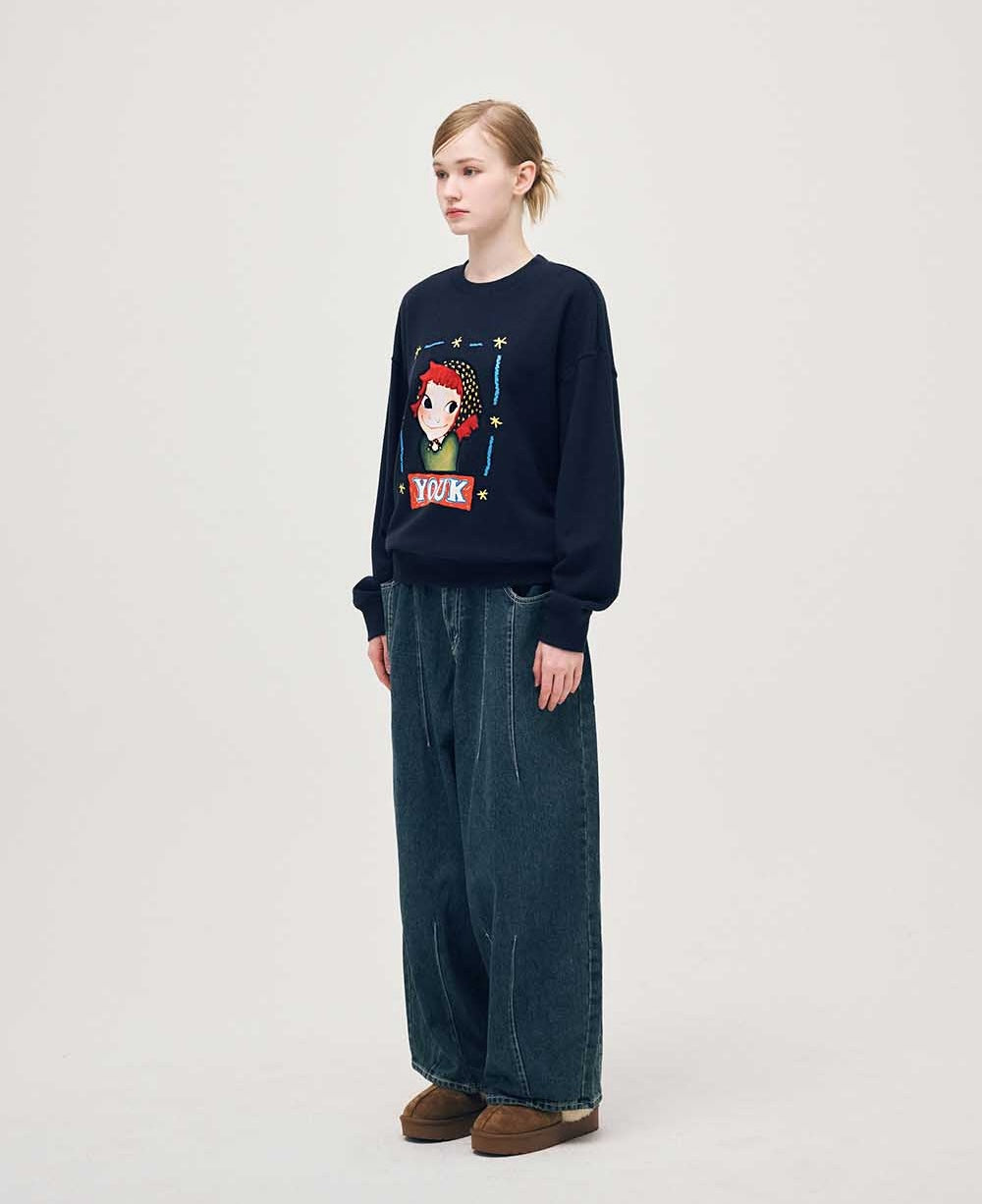 Scarf Sweatshirt F Coco