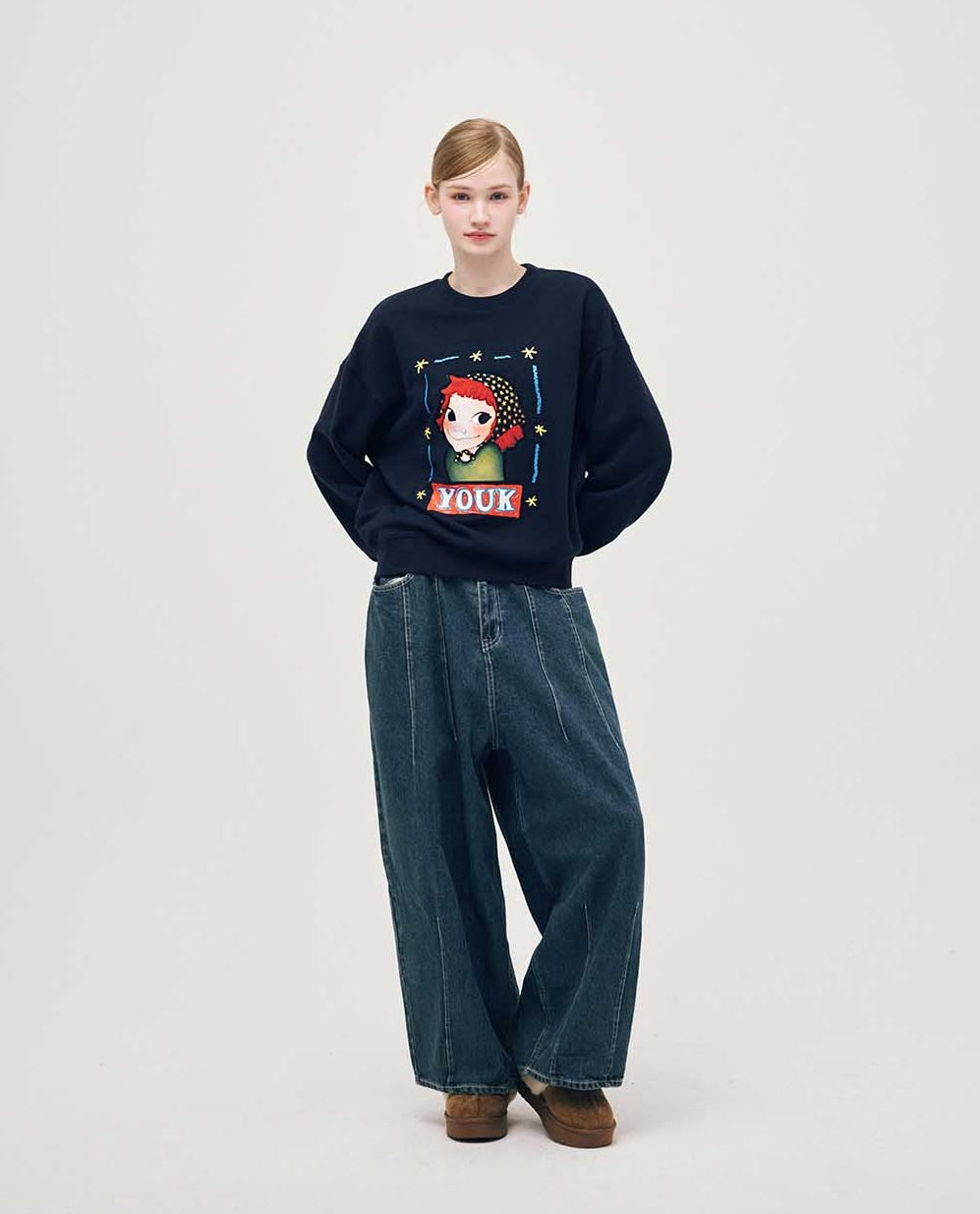 Scarf Sweatshirt F Coco