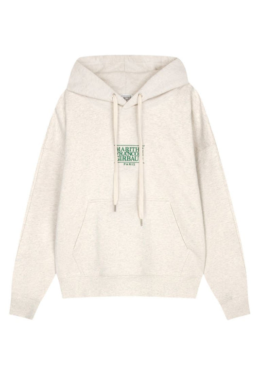 New Classic Logo Hoodie Oatmeal