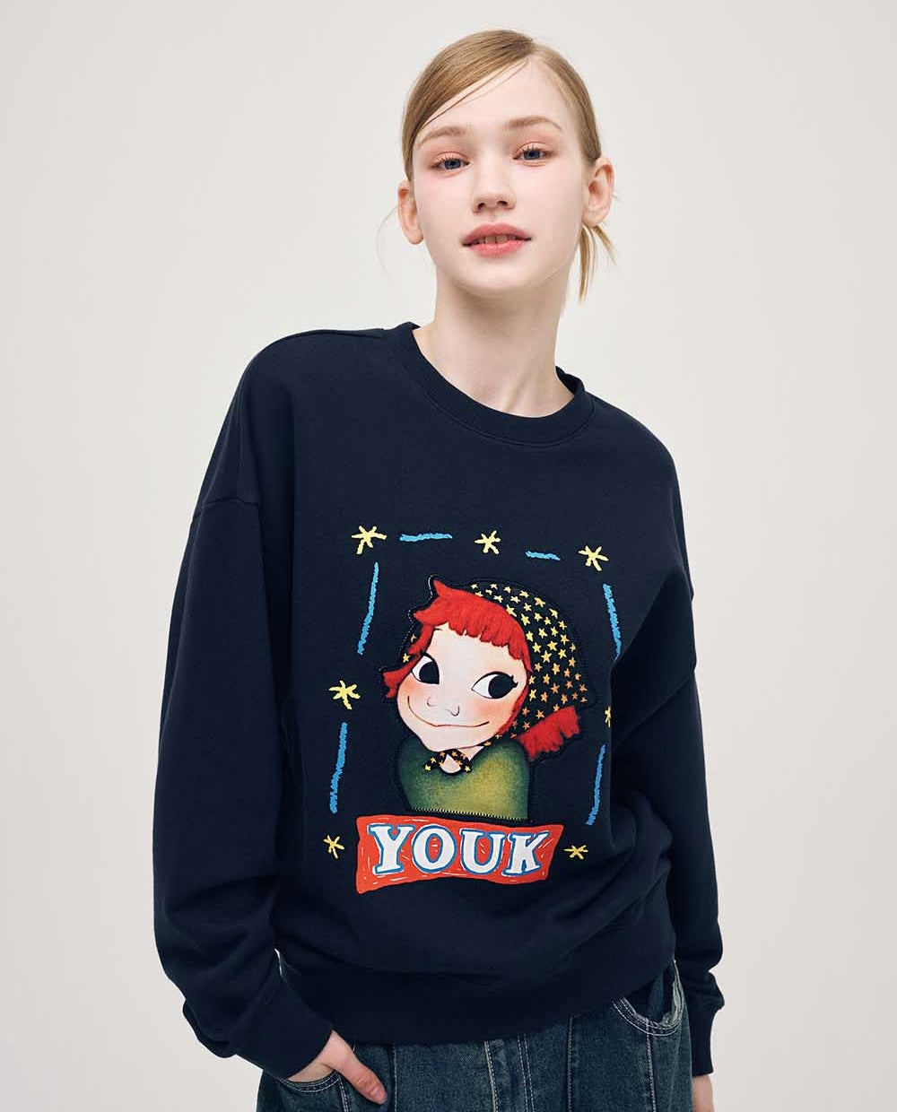 Scarf Sweatshirt F Coco