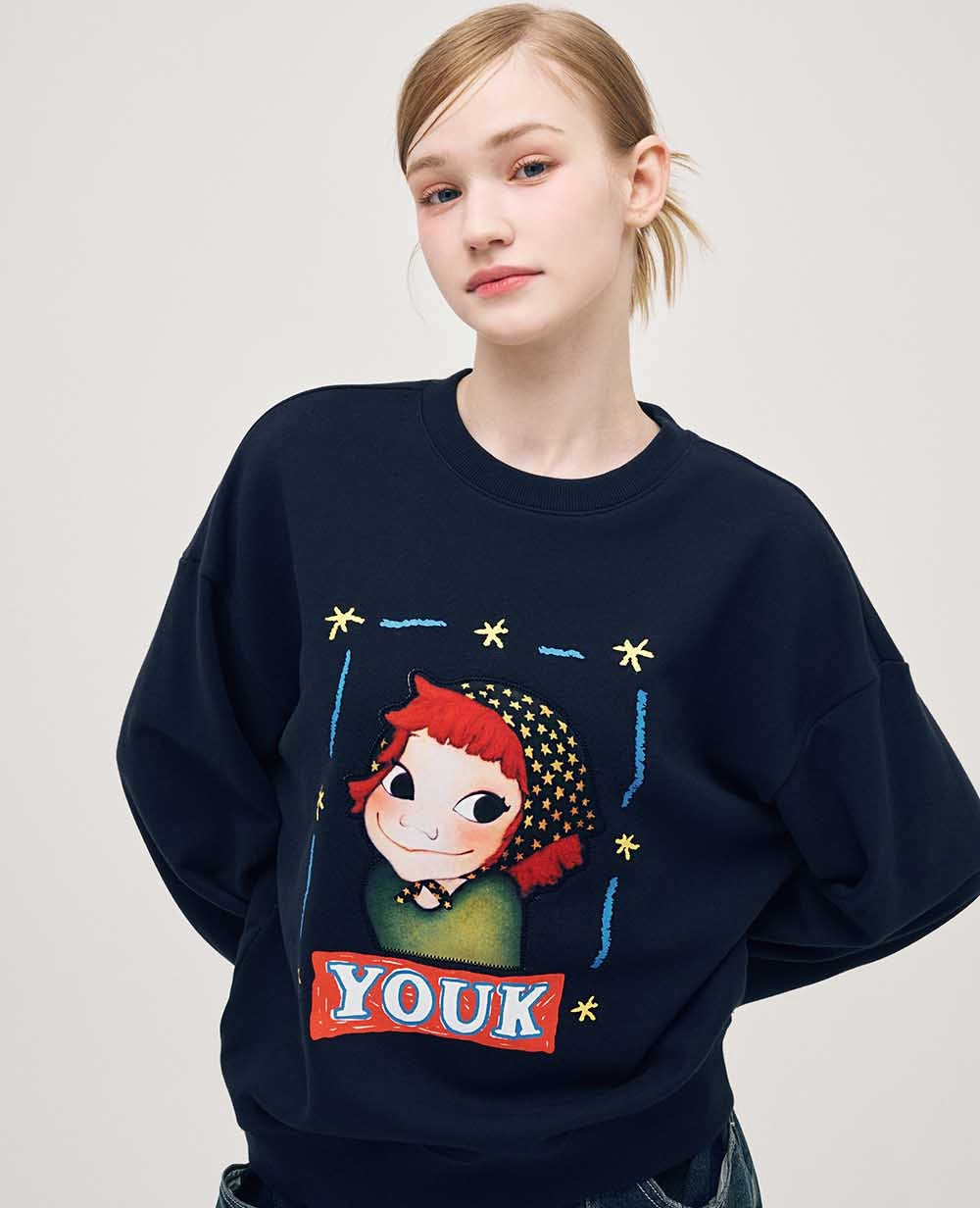 Scarf Sweatshirt F Coco