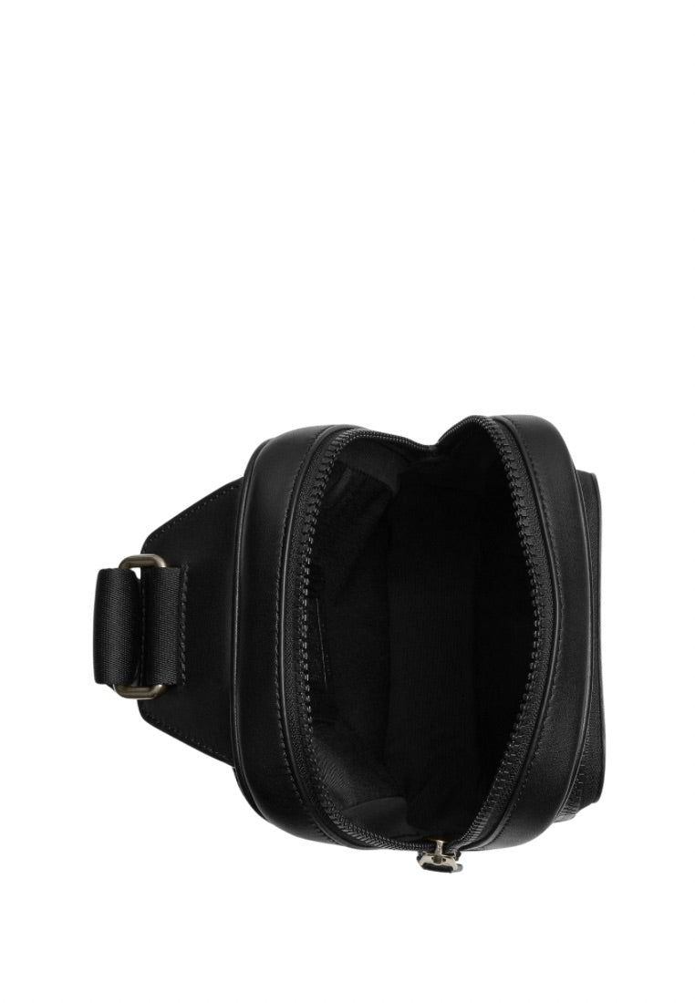 Track Pack 14 In Signature Canvas Charcoal Black