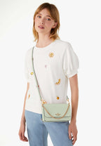 Madison Small Flap Crossbody Light Olive