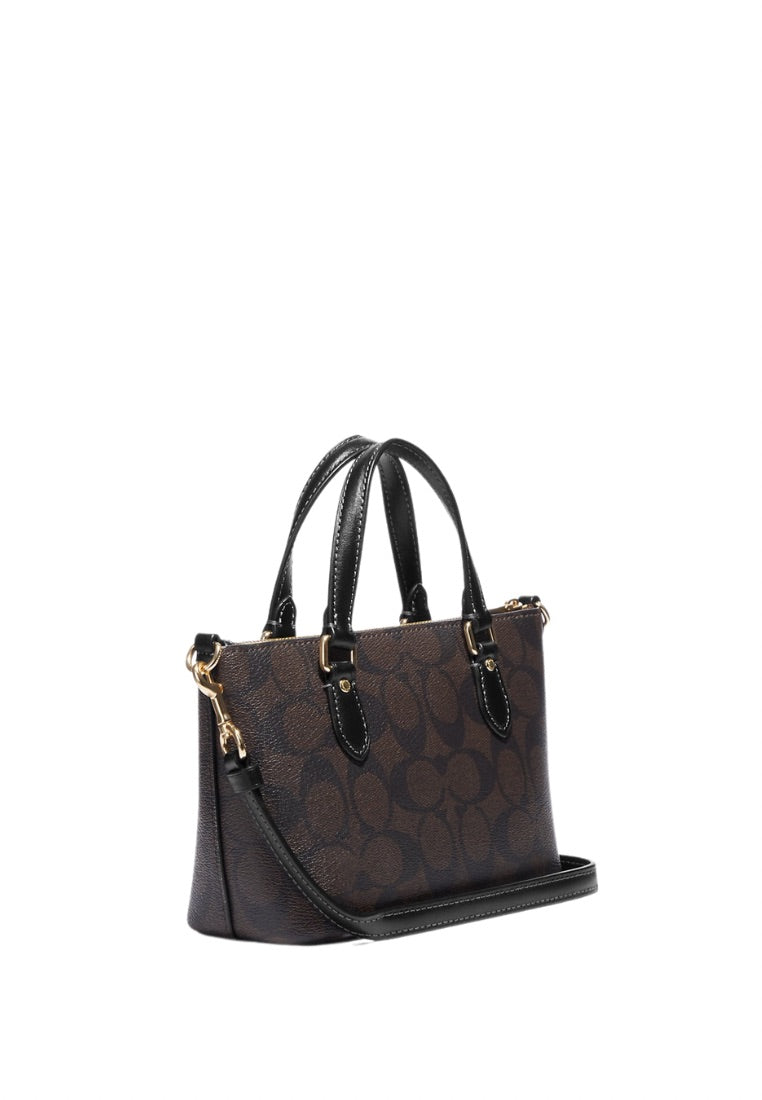Mini Gallery Crossbody Brown Black